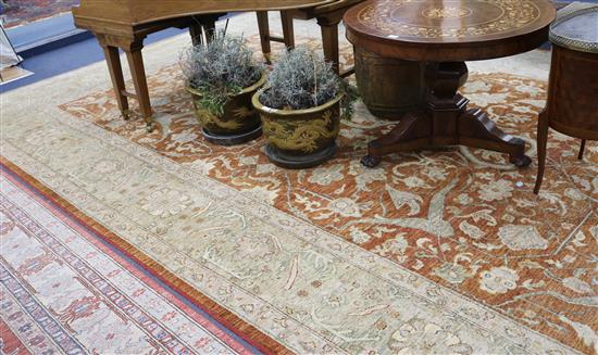A Tabriz rug 535 x 340cm